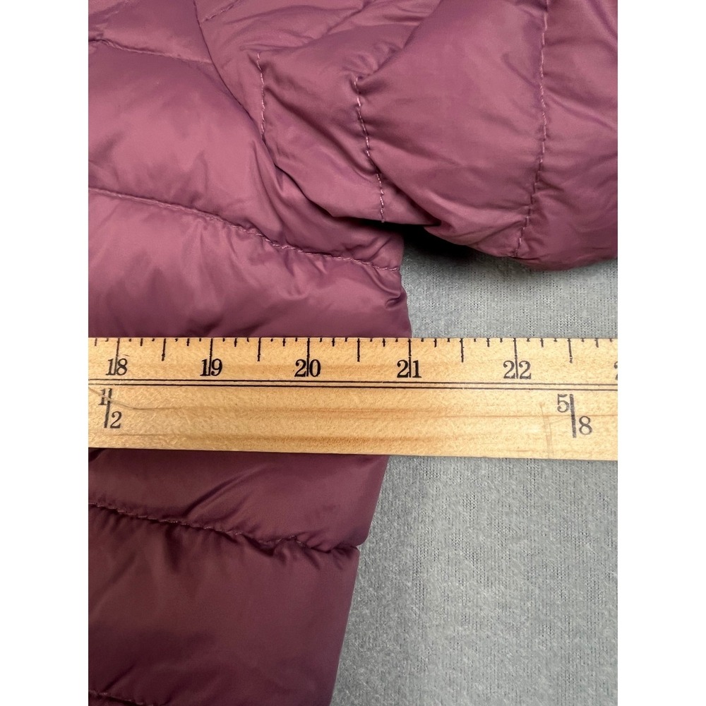 CREAM Lightweight Down Puffer Jacket CroppedMauve Purple Size 44 YKK Zip - Picture 7 of 8
